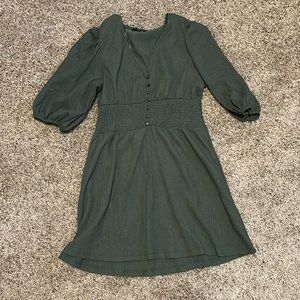 Hunter green dress